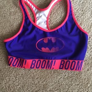 Batman under armor sports bra